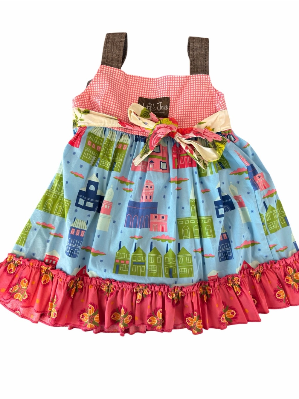 Matilda Jane whimsical Girls' Dress size 2T ski bum, bohemian - Picture 3 of 8